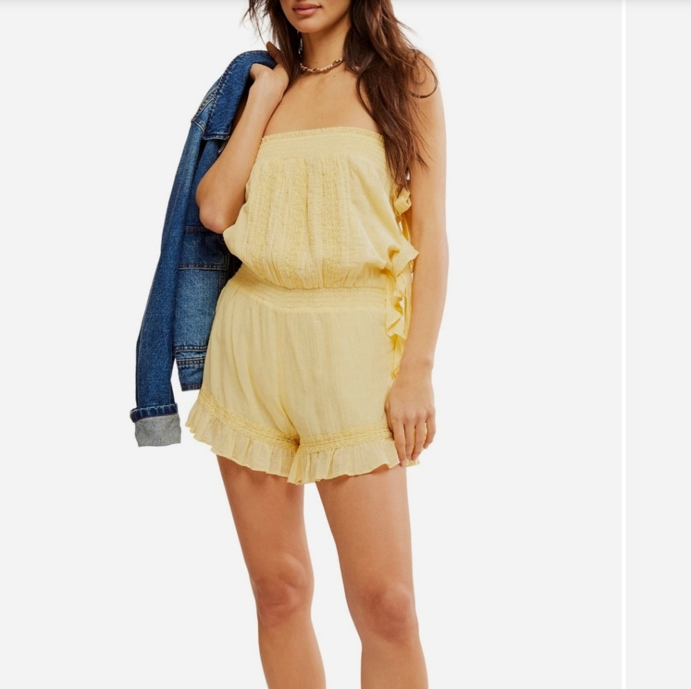 Free People Feelin' Fancy Romper